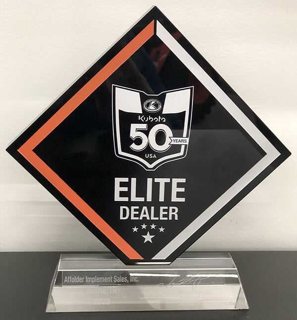 2022 KUBOTA Elite Certified Dealership